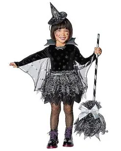 Spirit Halloween Toddler Spider Web Witch Costume