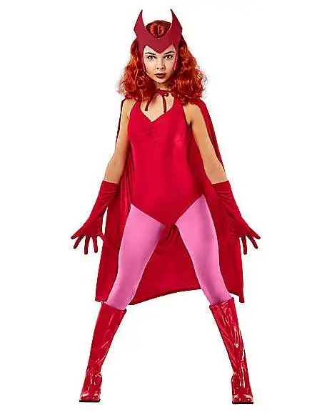 Spirit Halloween Adult Scarlet Witch Costume - WandaVision 3 Spirit Halloween Adult Scarlet Witch Costume - WandaVision