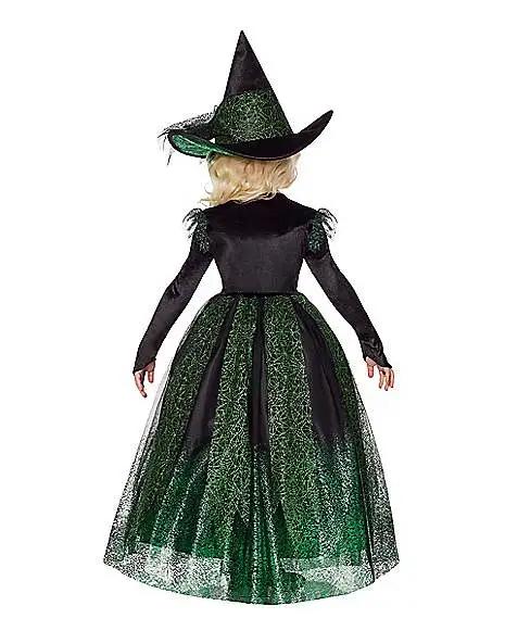 Spirit Halloween Toddler Green Witch Costume 4 Spirit Halloween Toddler Green Witch Costume - Image 2