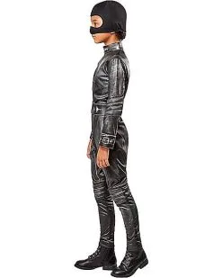 Spirit Halloween Kids Catwoman Costume Deluxe - The Batman -Costume Themes Shop 07652183 c