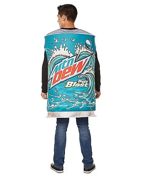 Spirit Halloween Adult 3D Mountain Dew Baja Blast Costume 4 Spirit Halloween Adult 3D Mountain Dew Baja Blast Costume - Image 2